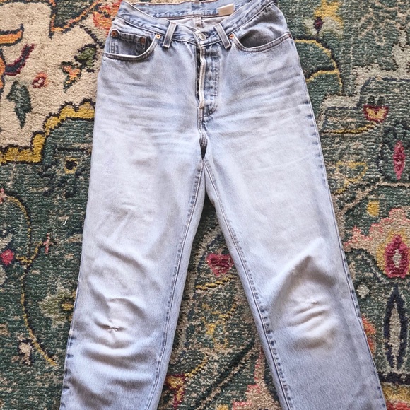 🚫SOLD🚫Vintage 501 USA High Waisted re/done 24 - Picture 4 of 7